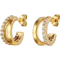 Elli Boucles d'oreilles or / argent