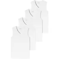 Schiesser Maillot de corps blanc