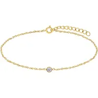Lucardi Bracelet 'Essentials' or / transparent