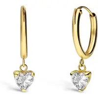 Lucardi Boucles d'oreilles 'Klassisch' or