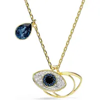 Swarovski Chaîne bleu-gris / or