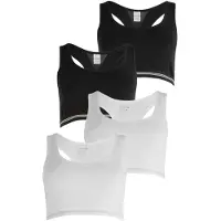 Schiesser Maillot de corps noir / blanc