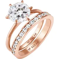 Elli Bague or rose / transparent