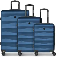 SMARTBOX Ensemble de bagages bleu foncé