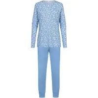 Mey Pyjama 'Flower'Meadow' bleu clair / blanc