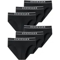 Schiesser Slip noir / blanc