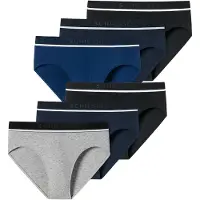 Schiesser Slip ' 95/5 Organic Cotton ' mélange de couleurs