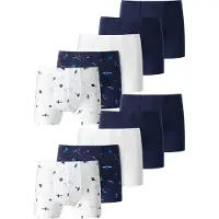 Schiesser Sous-vêtements bleu marine / bleu clair / blanc