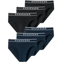 Schiesser Slip ' 95/5 Organic Cotton ' noir