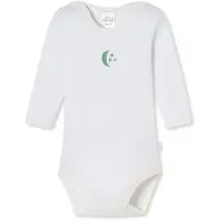 Schiesser Barboteuse / body 'Natural Love' vert / blanc