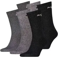 Puma Chaussettes de sport gris / gris foncé / noir