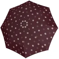 Doppler Parapluie 'Fiber Flex Long AC' aubergine / blanc