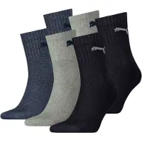 Puma Chaussettes bleu chiné / gris chiné / pétrole / noir