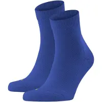 Falke Chaussettes de sport bleu foncé / citron vert