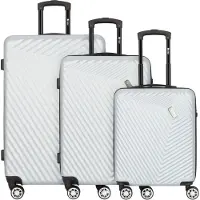 Mano Ensemble de bagages 'Don Carlo' noir / argent