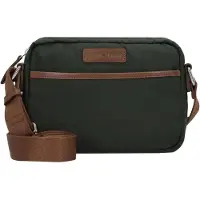 Green Burry Sac à bandoulière 'Madeleine' marron / vert foncé