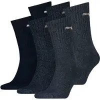 Puma Chaussettes de sport bleu nuit / gris argenté