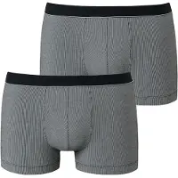 Schiesser Boxers bleu marine / blanc
