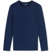 Schiesser Maillot de corps bleu marine