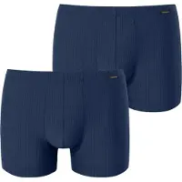 Schiesser Boxers bleu / bleu marine