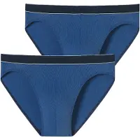 Schiesser Slip bleu foncé