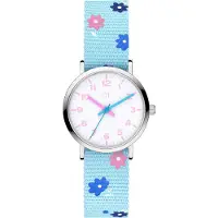 COOL TIME Montre bleu clair / bleu foncé / rose clair / argent