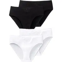 Schiesser Slip 'Essentials' noir / blanc