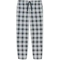 Schiesser Pantalon de pyjama bleu / gris clair