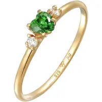 Elli Bague 'Grünes Herz' or / vert