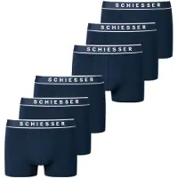 Schiesser Boxers ' 95/5 Organic Cotton ' bleu marine