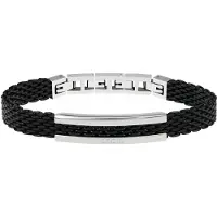 Breil Bracelet noir / argent