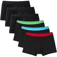 Calida Boxers 'Natural Benefit' bleu / vert / rouge / noir