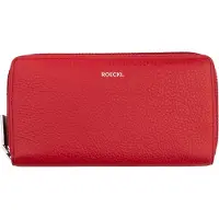 Roeckl sports ROECKL Cuir porte-monnaie Bea Zip Around Wallet Classic Red rouge