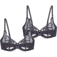 Triumph Soutien-gorge 'Wild Peony Florale' gris foncé