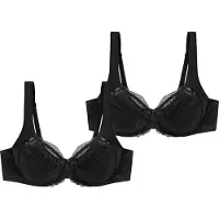 Triumph Soutien-gorge ' Modern Lace+Cotton ' noir