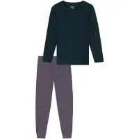 Schiesser Pyjama ' UNCOVER Nightwear ' bleu nuit