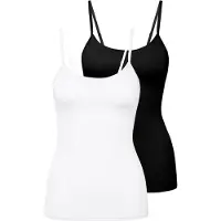 Calida Maillot de corps noir / blanc