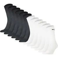Puma Chaussettes de sport noir / blanc