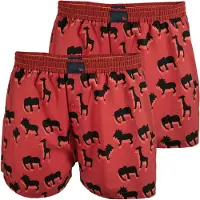 Unabux Boxers 'Flying Falcon' rouge sang / rouge clair / noir