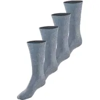Blackspade Chaussettes gris chiné