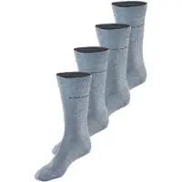 Blackspade Chaussettes gris chiné / noir