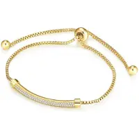 Lulu & Jane Bracelet jaune d'or
