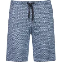 Mey Pantalon de pyjama 'Round Geo' bleu clair / gris foncé / blanc