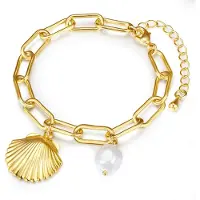 Lulu & Jane Bracelet jaune d'or