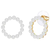 Lulu & Jane Boucles d'oreilles blanc