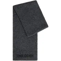 SMILODOX Écharpe 'Arctic' anthracite / gris chiné / noir
