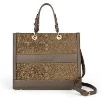 U.S. POLO ASSN. sac shopper sac à épaule New Canyon Double Handle Bag Green olive