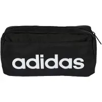 Adidas Sac de sport 'Linear Bum' noir / blanc