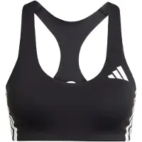 Adidas Soutien-gorge de sport 'Adizero' noir / blanc