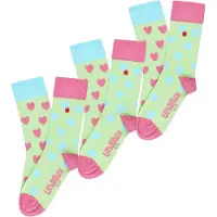 Unabux Chaussettes ' GRUMBLE IN THE JUNGLE ' vert clair